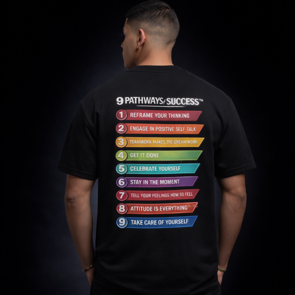 9 Pathways of Success T-Shirt Black