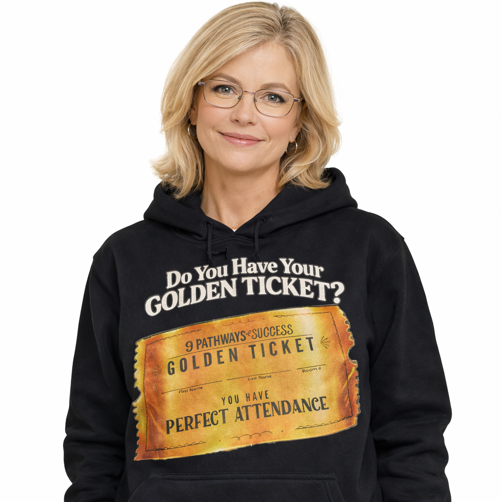 Do you have your Golden Ticket? Female Hoodie