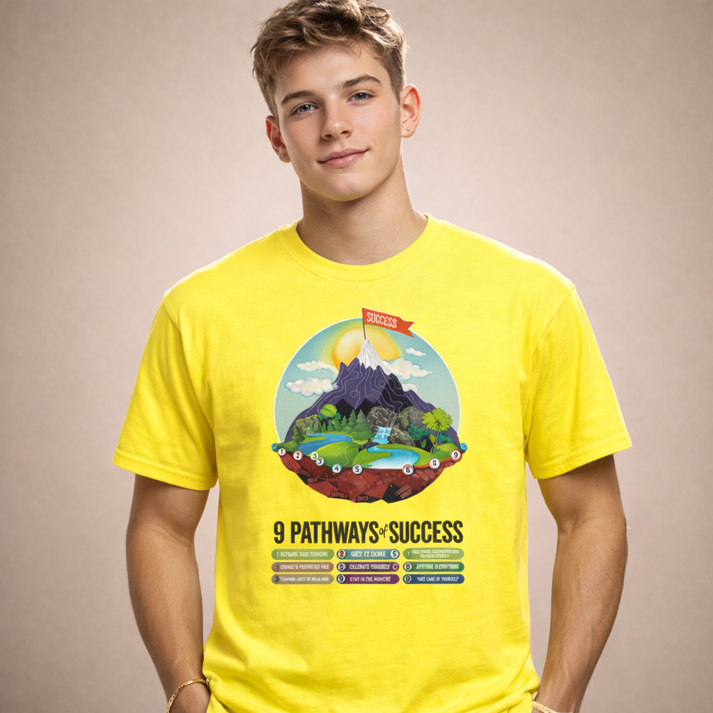 9 Pathways of Succcess Highlighter T-Shirt